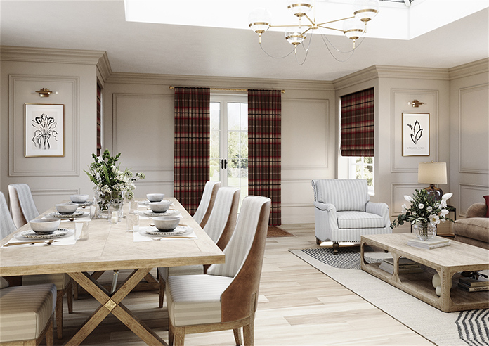 Highland, Rosso - Made to Measure Curtains - Image 7